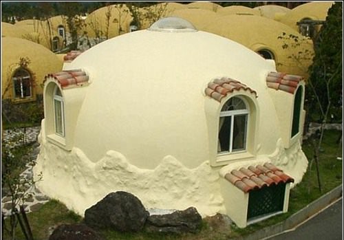 Архитенктурные формы из пенопласта - юрта